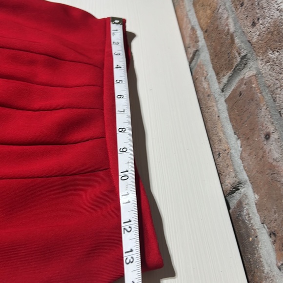 Vintage | size 8 | Red | Cynthia Howie | Pleated | A-line skirt - Picture 4 of 16